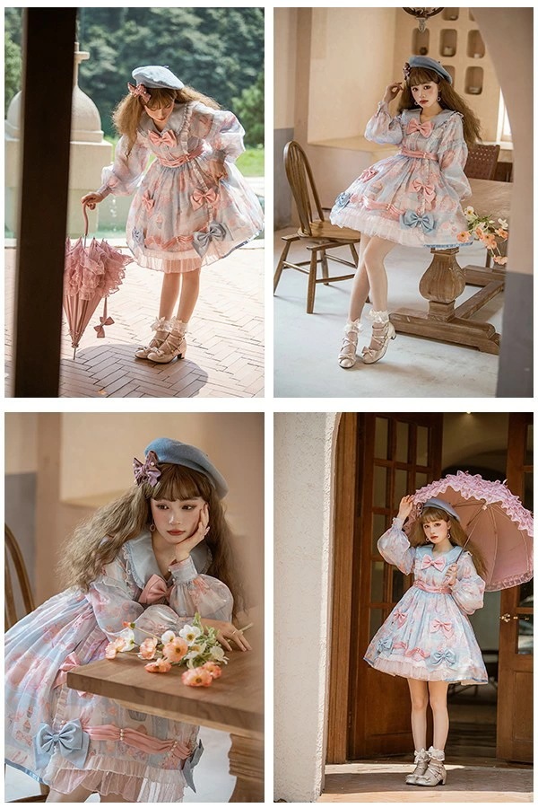 ロリータ サクラキャンディー ワンピース Lolita OP ゆめかわ 長袖 通販 文化祭 学園祭 コスプレ衣装 ゴスロリ ゴシック メイド コスチューム アニメ オールシーズン ハロウィンコスチュー ロリータ サクラキャンディー ワンピース Lolita OP ゆめかわ 長袖 通販 文化祭 学園祭 コスプレ衣装 ゴスロリ ゴシック メイド コスチューム アニメ オールシーズン ハロウィンコスチュー