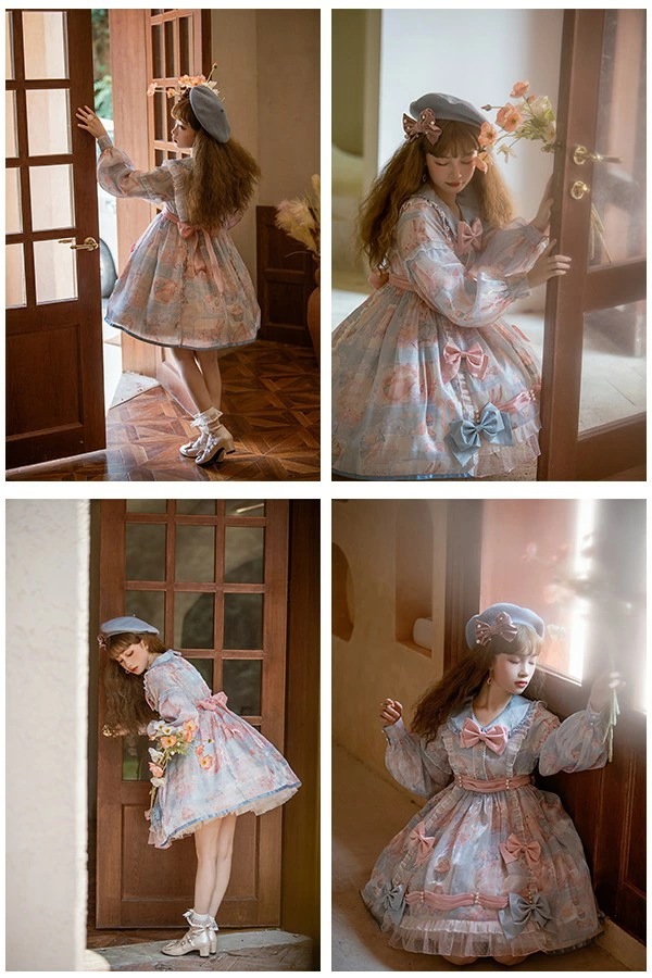 ロリータ サクラキャンディー ワンピース Lolita OP ゆめかわ 長袖 通販 文化祭 学園祭 コスプレ衣装 ゴスロリ ゴシック メイド コスチューム アニメ オールシーズン ハロウィンコスチュー ロリータ サクラキャンディー ワンピース Lolita OP ゆめかわ 長袖 通販 文化祭 学園祭 コスプレ衣装 ゴスロリ ゴシック メイド コスチューム アニメ オールシーズン ハロウィンコスチュー