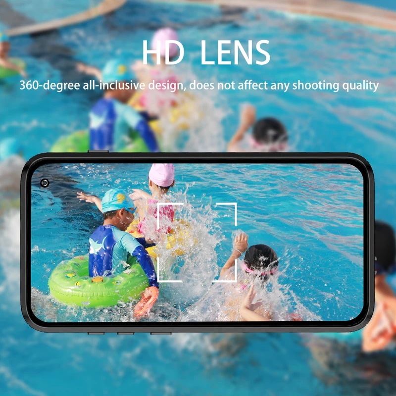 Shellbox-完全密閉型防水電話ケース,pcおよびtpu,内蔵スクリーンプロテクター,水泳,Samsung s10,s10plus,samsung S10-5G,ip68,新品