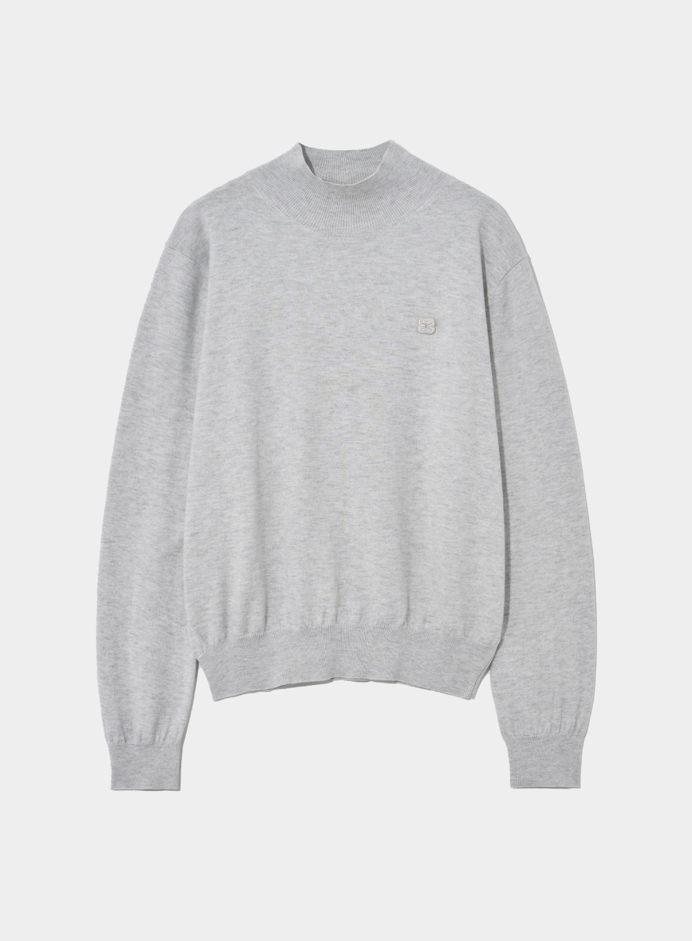 【SATUR】 ALL DAY SATUR BASIC TURTLE NECK : MELANGE GRAY