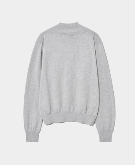 【SATUR】 ALL DAY SATUR BASIC TURTLE NECK : MELANGE GRAY