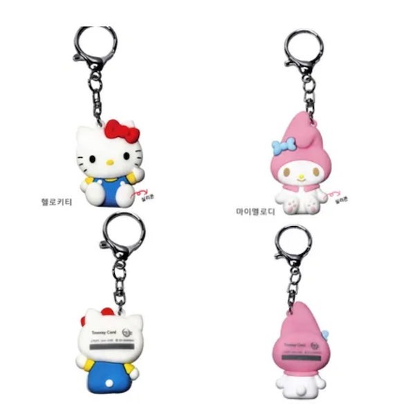 【韓国限定】T-money サンリオ　キーリング　3個セット 新品未使用✨ Qoo10] サンリオ 韓国限定 サンリオ T-money 交通