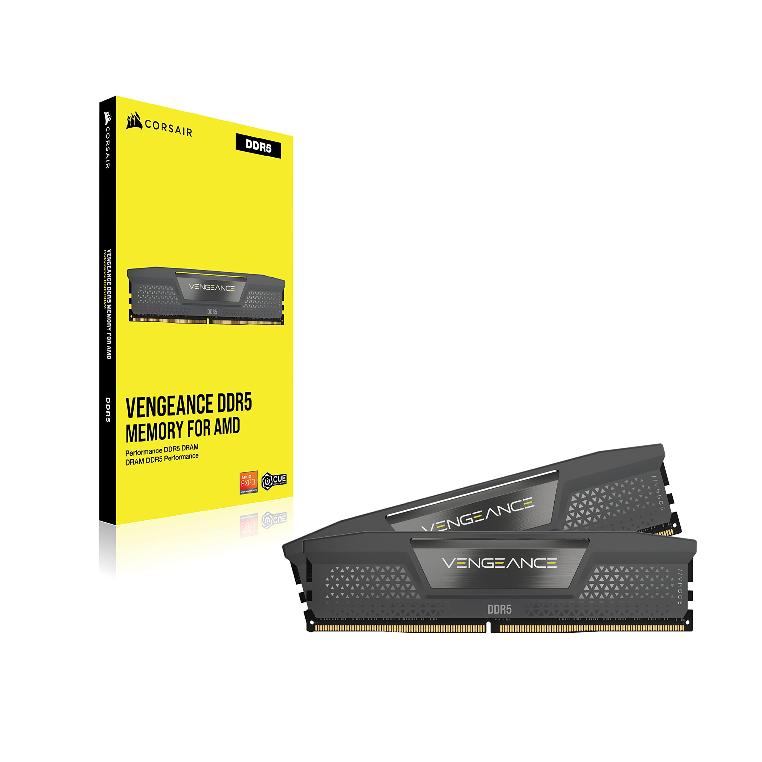 CORSAIR Corsair DDR5-5600MHz デスクトップPC用メモリ VENGEANCE 64GB(32GBx2) CMK64GX5M2B5600Z40 MM8194