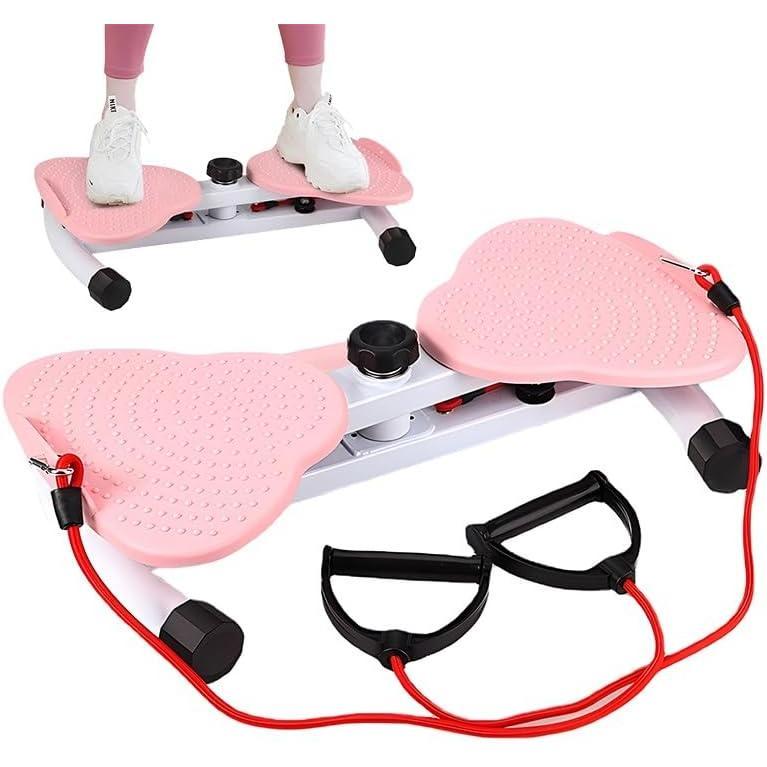 ツイストボード スピントレーナー ウツイスト ゴムひも付き 耐荷重100kg 両足分離式 ウツイスト フィッス エクササイズ マシン 静音 家庭用 腰