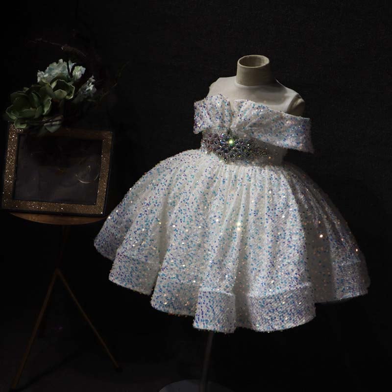 子供ドレス 結婚式 秋冬 ノースリーブ グレー ホワイト レッド セレモニードレス リトルプリンセスドレス 女の子 キッズ 小学生 フラワーガール 七五三 演奏会 誕生日 お宮参り ピアノ お祝い 8