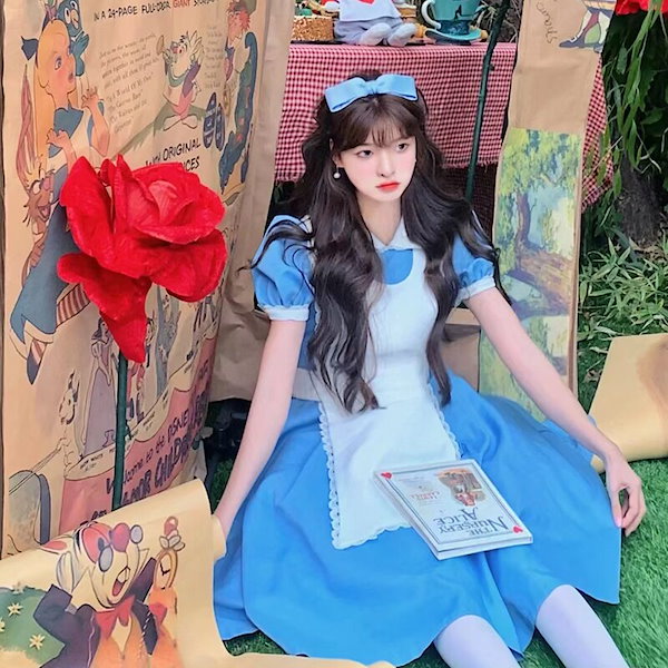 ふしぎの国のアリス　コスプレ Amazon.co.jp: ｢Lemon COS｣アリス コスプレ衣装 ふしぎの国の