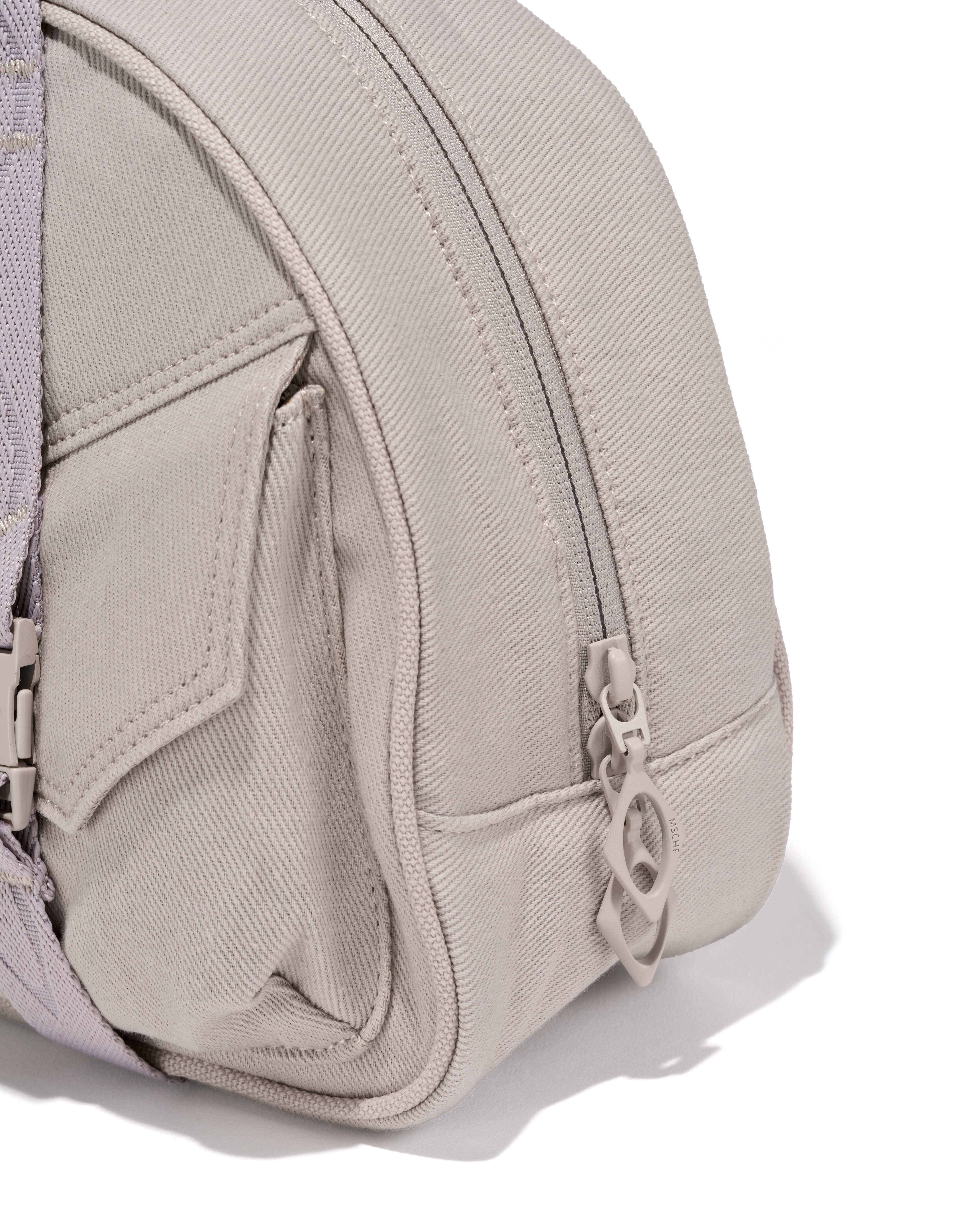 MISCHIEF】 RHOMBUS BOWLING BAG : LIGHT PINK GREY