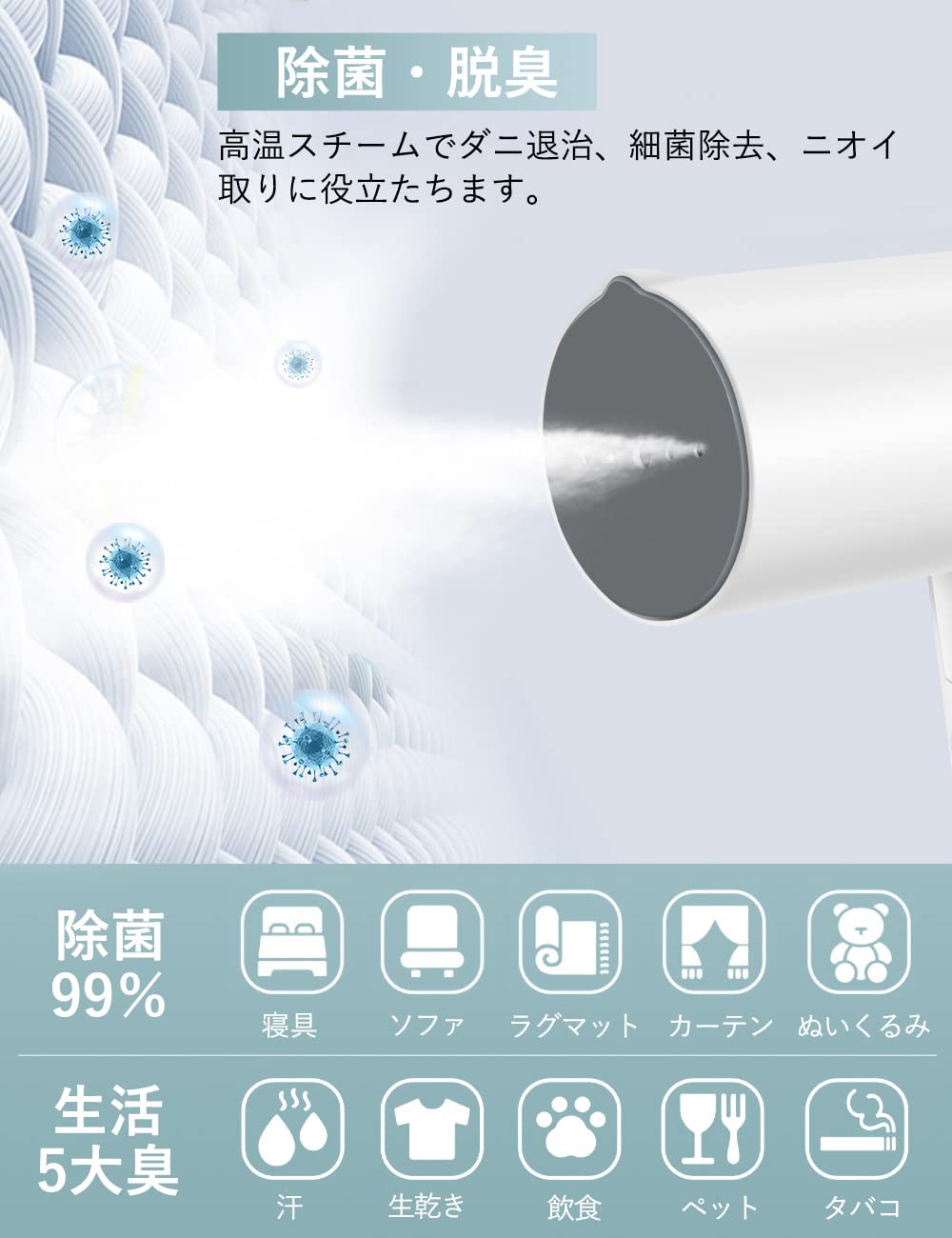 スチームアイロン【2024革新型】衣類スチーマー 25秒立ち上がり 8分連続スチーム ハンガーにかけたまま シワ伸ばし 折り畳み式 115ML大容量タンク 操作簡単 持ち運びやすい 家庭用 旅行用 日