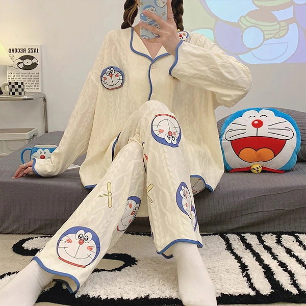 Qoo10] 超人気かわいいドラえもんパジャマ レディ