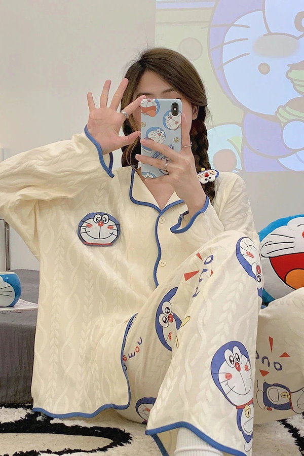 Qoo10] 超人気かわいいドラえもんパジャマ レディ