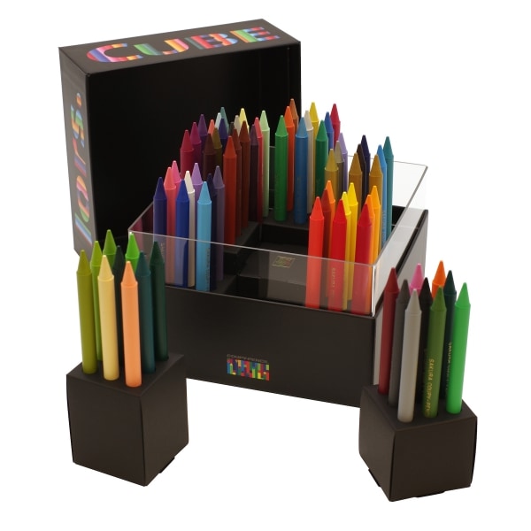 限定 クーピーペンシル キューブボックス72【ブラック】クーピー 72色 ギフト プレゼント FY72BOX-BK