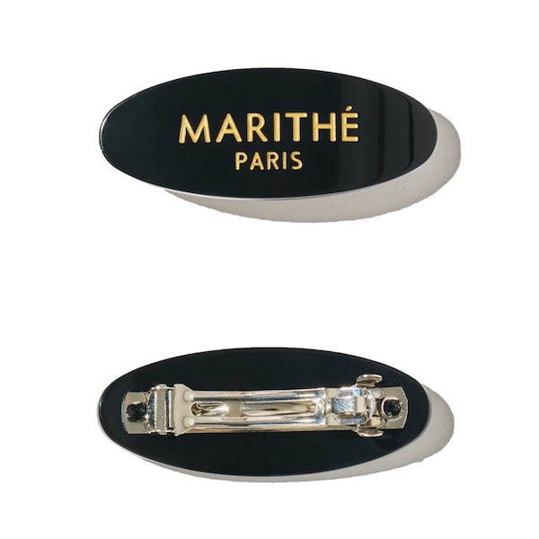 MARITHE ♥ REGULAR LOGO SLIM HAIR PIN 2PACK/追跡付 Qoo10] マリテフランソワジルボー [正規品保証] MARITHE FRAN