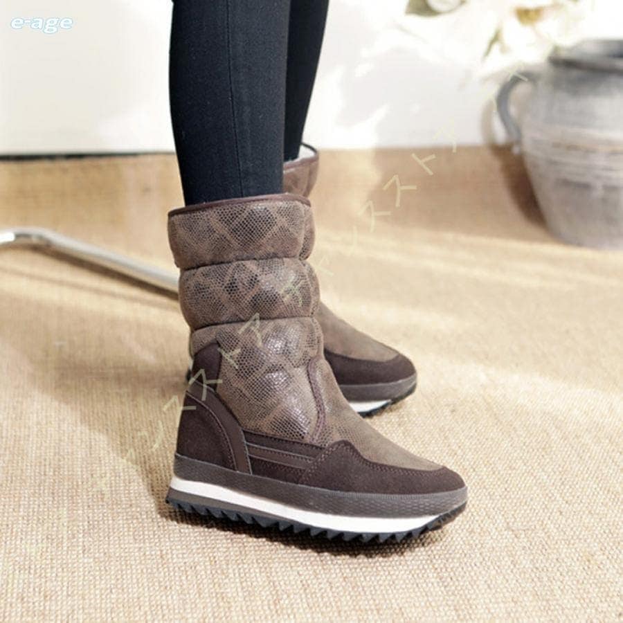 アウトドア 裏起毛 防水 スノーブーツ ウインターブーツ 防寒対策 ロング丈 ムトンブーツ レディース 滑らない 防滑ソール 大人の魅力 ブーツ おしゃれ スノーシューズ