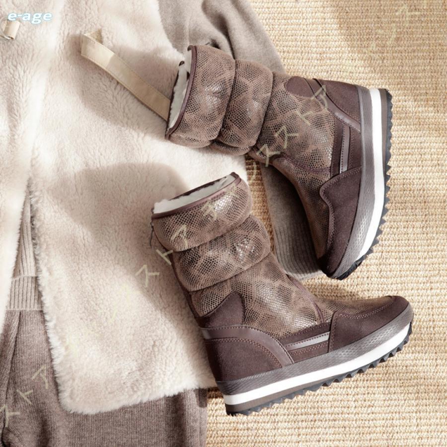 アウトドア 裏起毛 防水 スノーブーツ ウインターブーツ 防寒対策 ロング丈 ムトンブーツ レディース 滑らない 防滑ソール 大人の魅力 ブーツ おしゃれ スノーシューズ