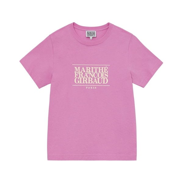 MARITHE★コユンジョン着用★W CLASSIC LOGO TEE Qoo10] マリテフランソワジルボー [コユンジョン 着用] W CLASSI