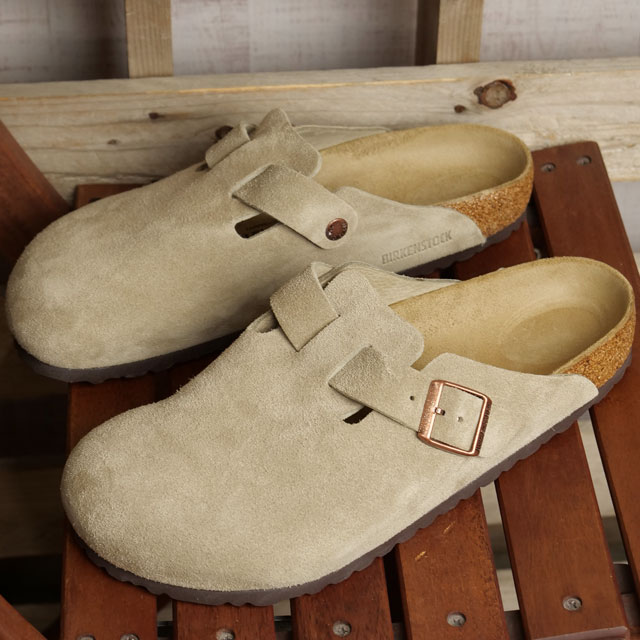 サンダル ボストン ベロア [60461/60463] BOSTON メンズ・レディース ドイツ製 コンフォートサンダル 健康サンダル TAUPE SUEDE-LEATHER 正規取扱店