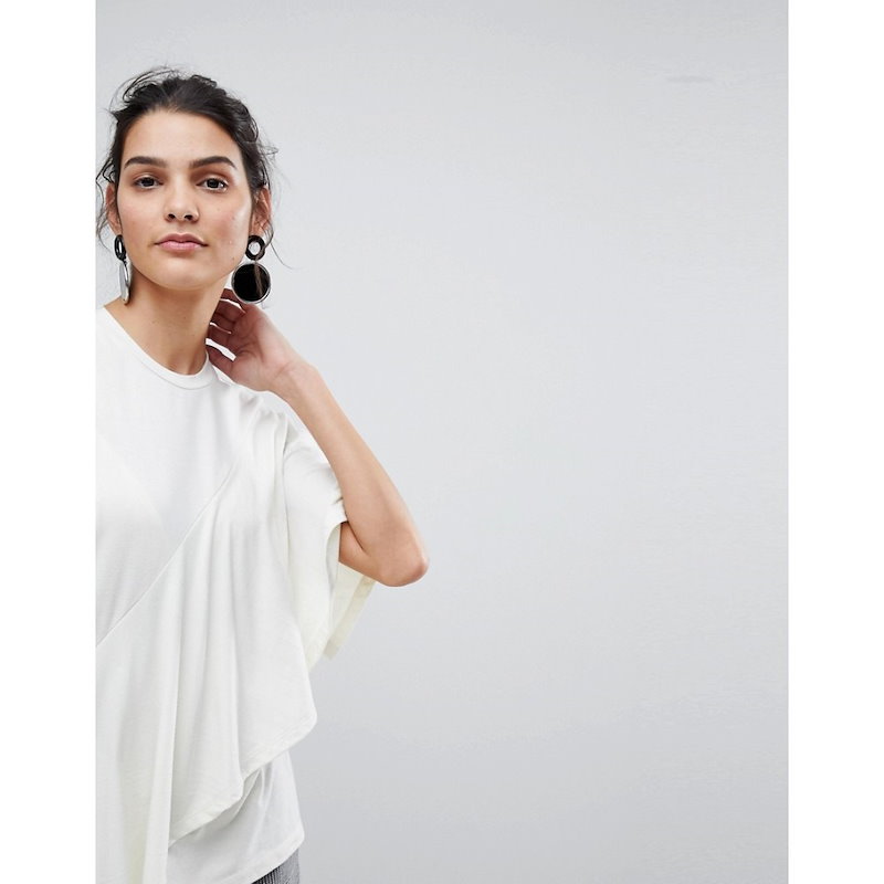 ワイ エー エス レディース トップス【Y.A.S Frill Top】White ワイ エー エス レディース トップス【Y.A.S Frill Top】White