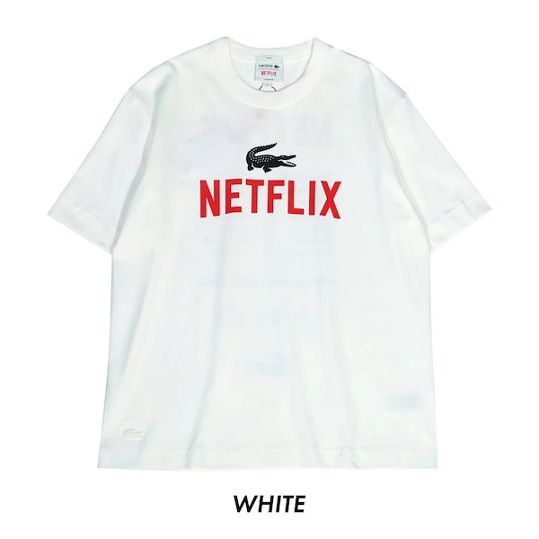 Netflixコラボ 半袖 Tシャツ オーガニックコットン ワニ レディース メンズ TH7343