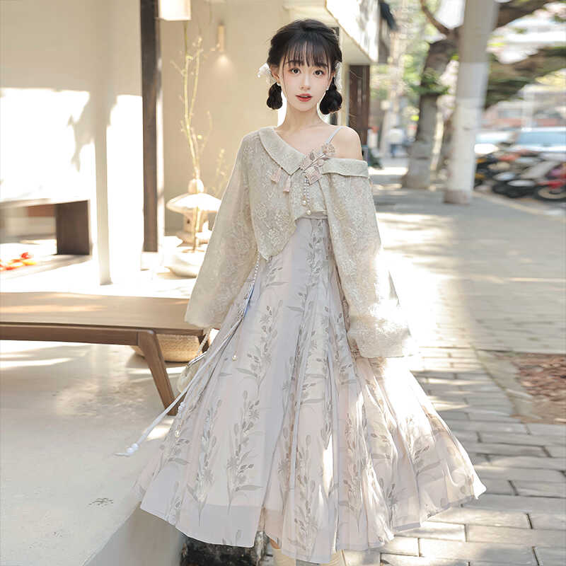 正規品デザイン寂語新韓国cos要素上着サスペンダースカートセット