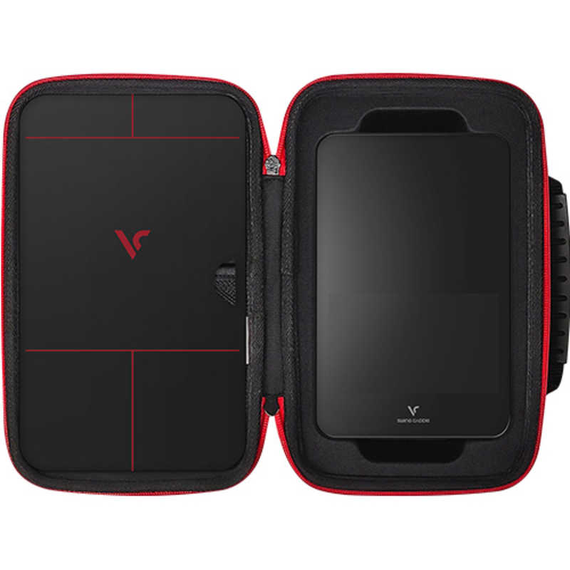 VOICECADDIE　ゴルフ用品 SWING CADDIE (スイングキャディ) SC4 専用ポーチ ブラック×レッド　SC4PC