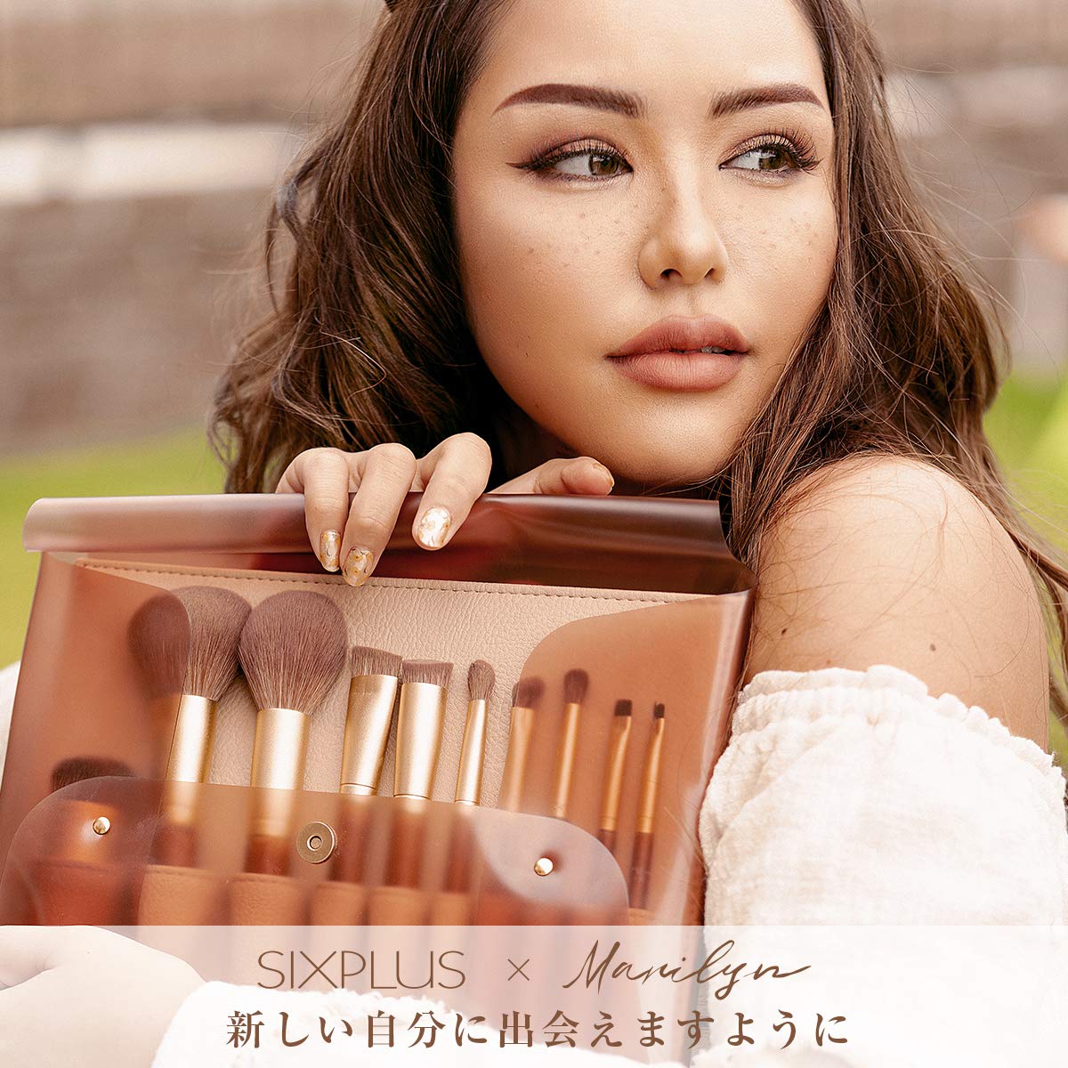 SIXPLUS X マリリン メイクブラシ10本セット シックスプラス Melodyシリーズ