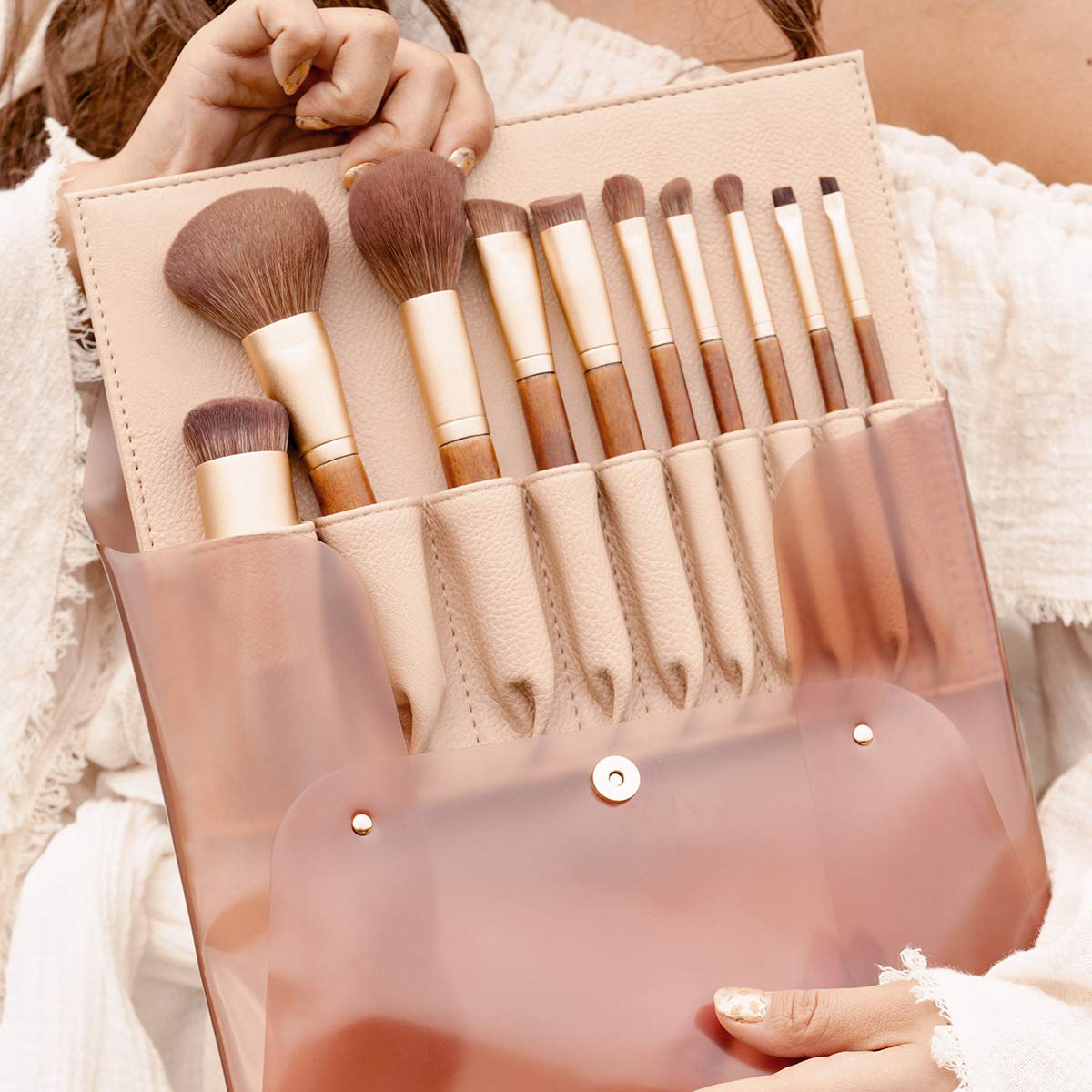 SIXPLUS X マリリン メイクブラシ10本セット シックスプラス Melodyシリーズ