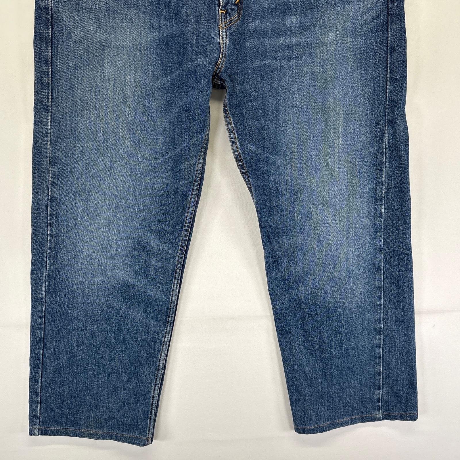 古着 デニムパンツ 505 ストレート ジーパン ジーンズ 5ポケット 大きいサイズ w38 L30 ブルー メンズ 古着 デニムパンツ 505 ストレート ジーパン ジーンズ 5ポケット 大きいサイズ w38 L30 ブルー メンズ