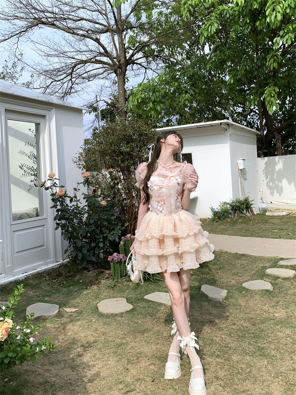 花柄 ワンピース 夏 服 2024 新作 韓国ファッション ロリータドレス ワンピース 花柄 ワンピース 夏 服 2024 新作 韓国ファッション ロリータドレス ワンピース