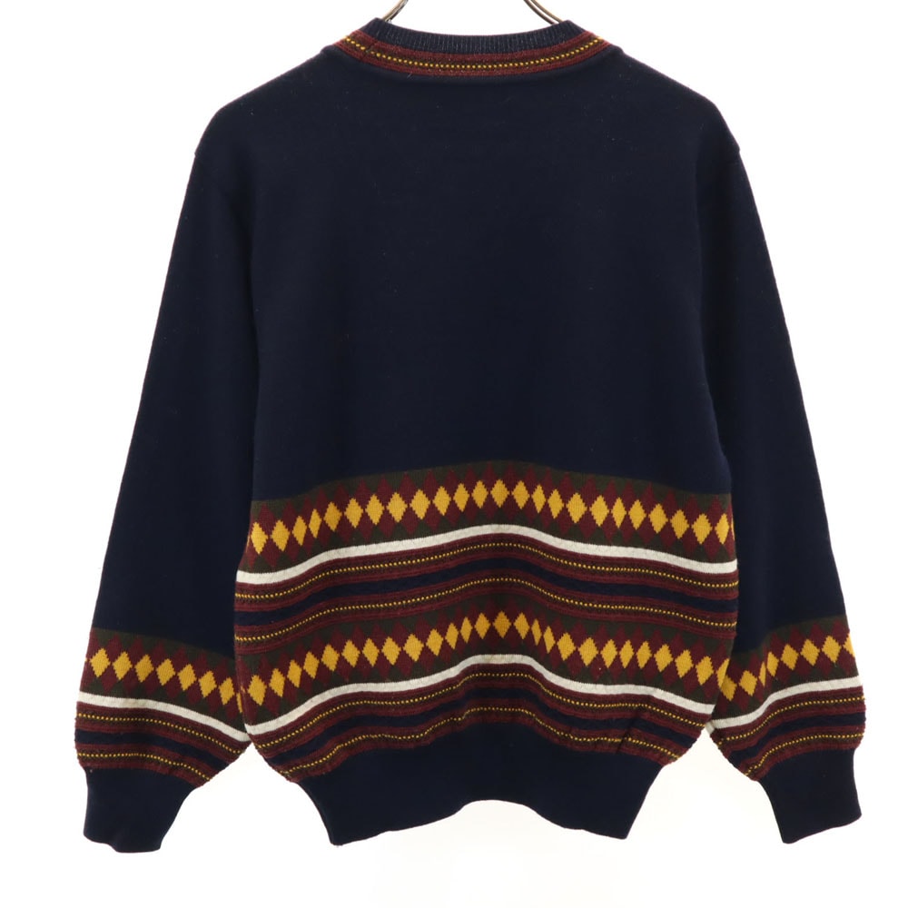 Christian Dior アーガイル柄 ニット セーター グレー サイズM ニット