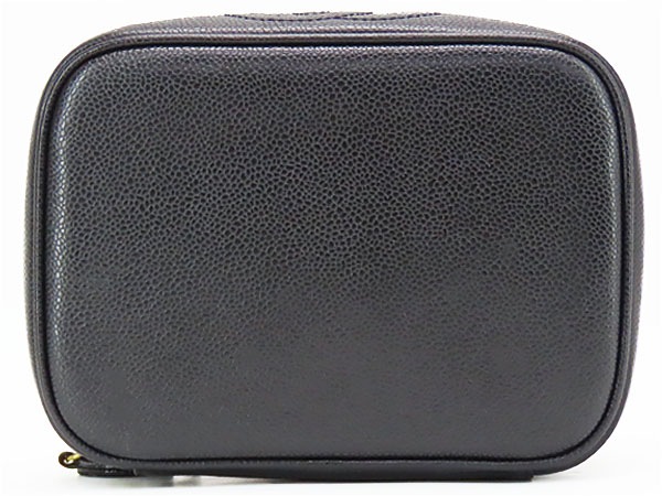 ほぼ新品シャネルヴィンテージココマークキャビアスキンバニティバッグアクセサリーポーチコスメポーチブラックA01997 ほぼ新品シャネルヴィンテージココマークキャビアスキンバニティバッグアクセサリーポーチコスメポーチブラックA01997