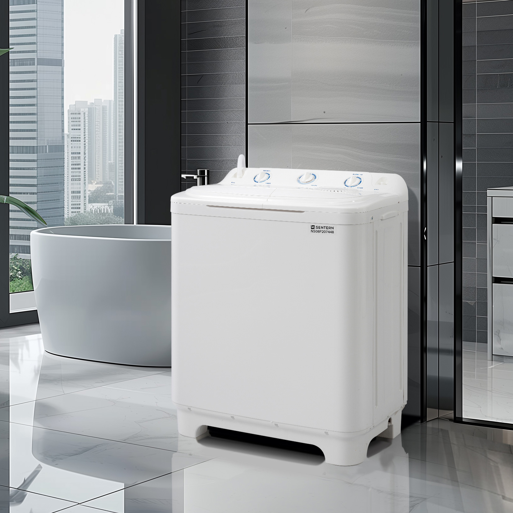 二槽式洗濯機 洗濯機 洗濯容量10kg 脱水容量6kg キレイ タイマー