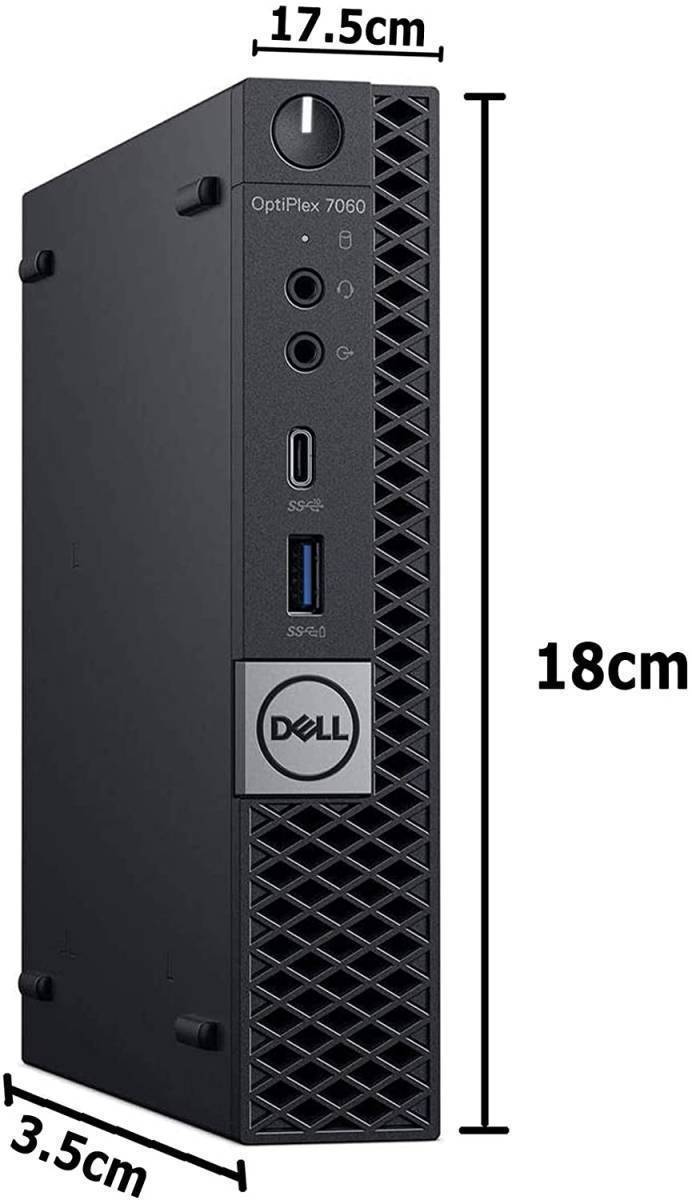 【Windows11 アップ可】DELL 7060 コンパクト デスクトップPC Windows10 新品SSD:256GB 新品メモリー:8GB Office 2019 【Windows11 アップ可】DELL 7060 コンパクト デスクトップPC Windows10 新品SSD:256GB 新品メモリー:8GB Office 2019