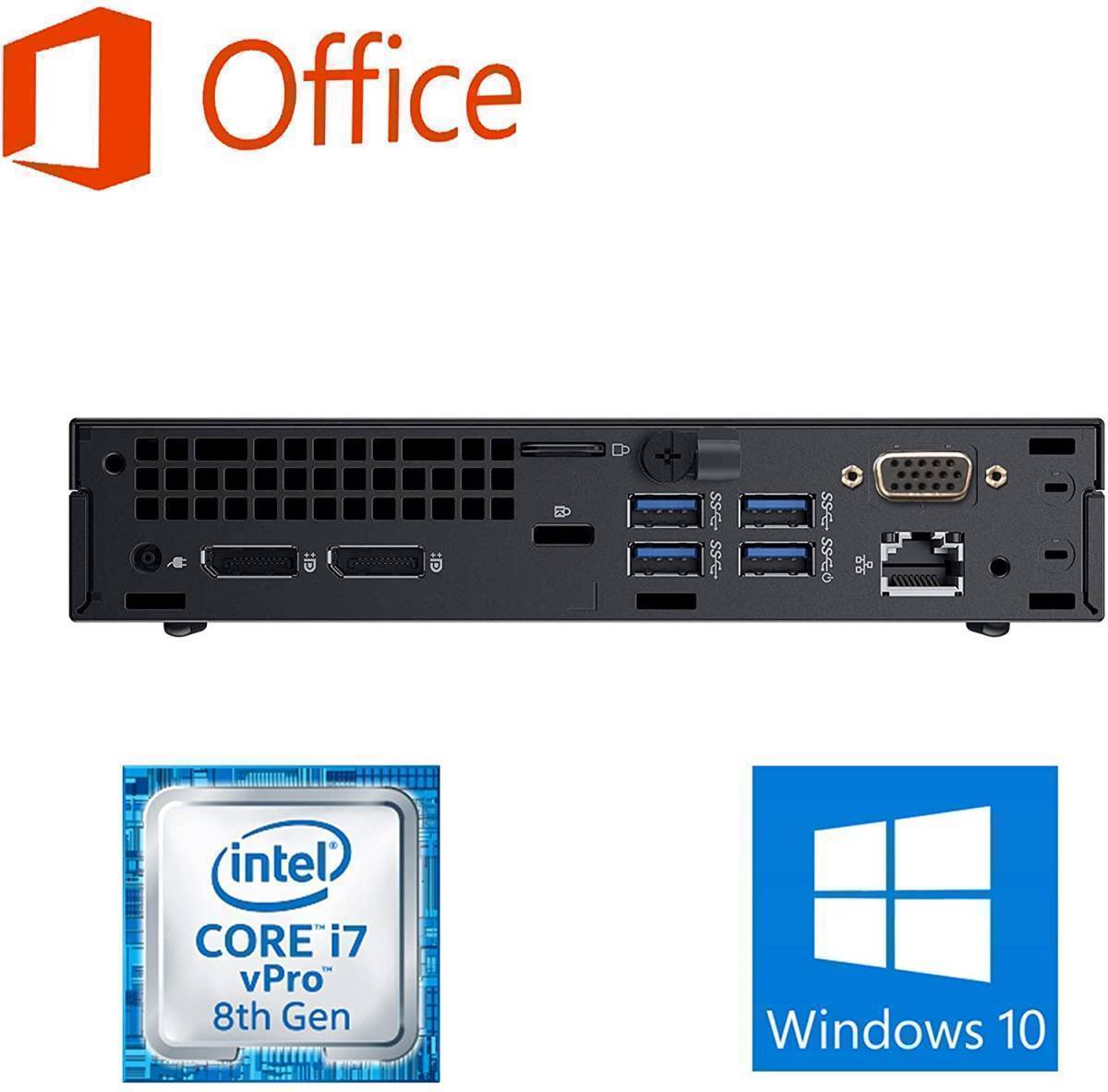 【Windows11 アップ可】DELL 7060 コンパクト デスクトップPC Windows10 新品SSD:256GB 新品メモリー:8GB Office 2019 【Windows11 アップ可】DELL 7060 コンパクト デスクトップPC Windows10 新品SSD:256GB 新品メモリー:8GB Office 2019