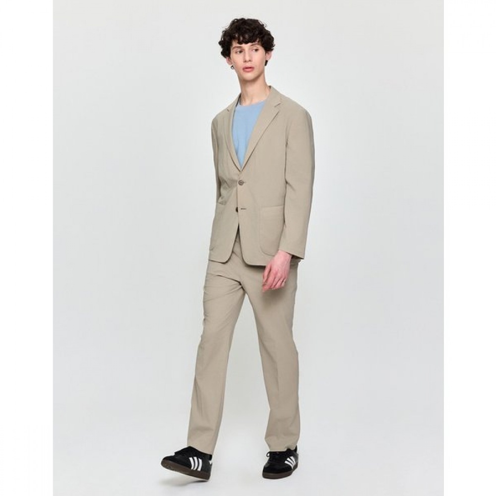 [25SS] [トラベラー] ベージュポリナイロンセットアップジャケット HZJA5B401I2