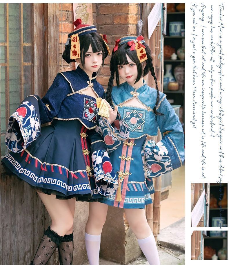 2025人気 ハロウィン衣装 セクシーかわいいコスプレ 女ロリータゾンビ服 ワンピースショートスカート Jkセット ハロウィン ロリータ キョンシー服 子供