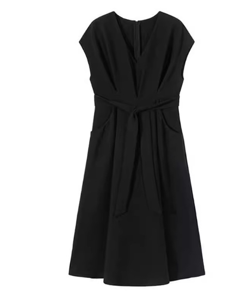 レディース ワンピース プルオーバー ミモレ ロング 半袖 フレンチスリーブ Vネック Aライン フェミニン シフォン ウエストマーク ウエストリボン ポケット ハイウエスト かわいい 大人可愛い レディース ワンピース プルオーバー ミモレ ロング 半袖 フレンチスリーブ Vネック Aライン フェミニン シフォン ウエストマーク ウエストリボン ポケット ハイウエスト かわいい 大人可愛い