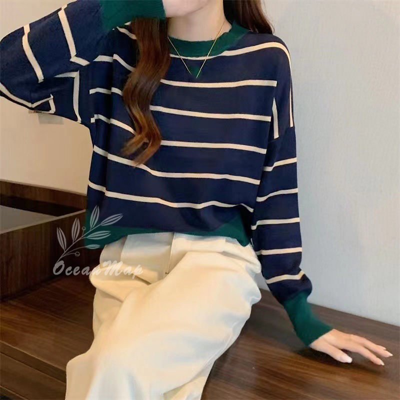 ニットセーター もっちりパフ袖リブニット 40代レディースファッション 春 春服 レディース ニット セーター トップス チュニック丈 プルオーバー ボーダー ニットセーター もっちりパフ袖リブニット 40代レディースファッション 春 春服 レディース ニット セーター トップス チュニック丈 プルオーバー ボーダー
