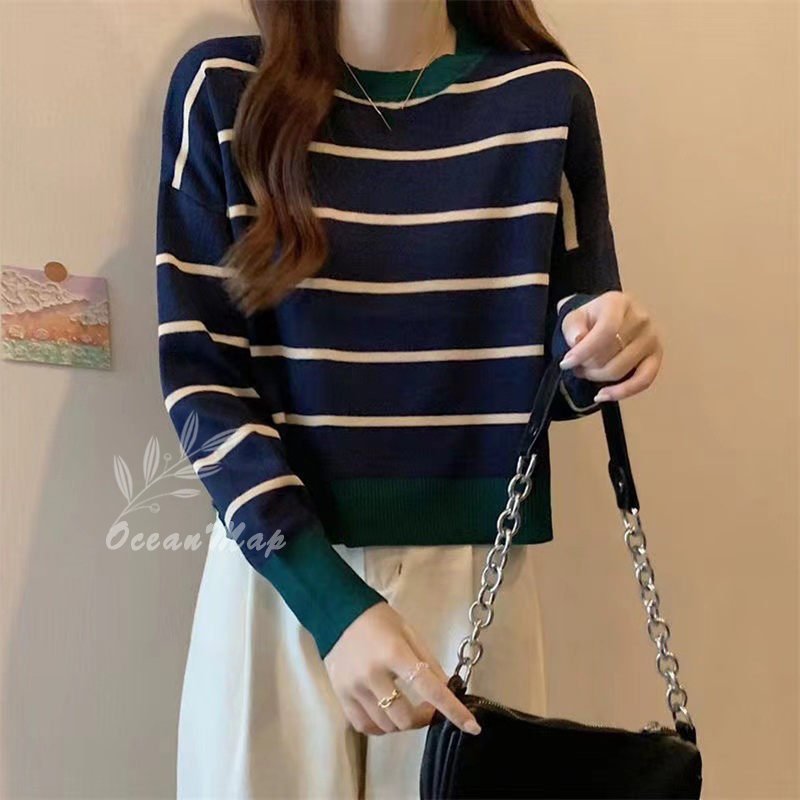 ニットセーター もっちりパフ袖リブニット 40代レディースファッション 春 春服 レディース ニット セーター トップス チュニック丈 プルオーバー ボーダー ニットセーター もっちりパフ袖リブニット 40代レディースファッション 春 春服 レディース ニット セーター トップス チュニック丈 プルオーバー ボーダー