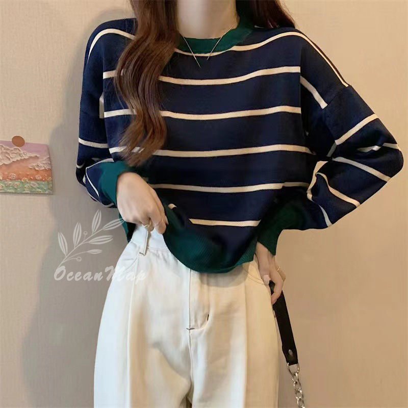 ニットセーター もっちりパフ袖リブニット 40代レディースファッション 春 春服 レディース ニット セーター トップス チュニック丈 プルオーバー ボーダー ニットセーター もっちりパフ袖リブニット 40代レディースファッション 春 春服 レディース ニット セーター トップス チュニック丈 プルオーバー ボーダー