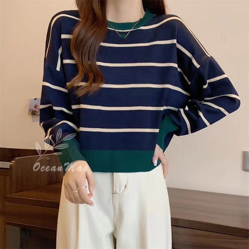 ニットセーター もっちりパフ袖リブニット 40代レディースファッション 春 春服 レディース ニット セーター トップス チュニック丈 プルオーバー ボーダー ニットセーター もっちりパフ袖リブニット 40代レディースファッション 春 春服 レディース ニット セーター トップス チュニック丈 プルオーバー ボーダー