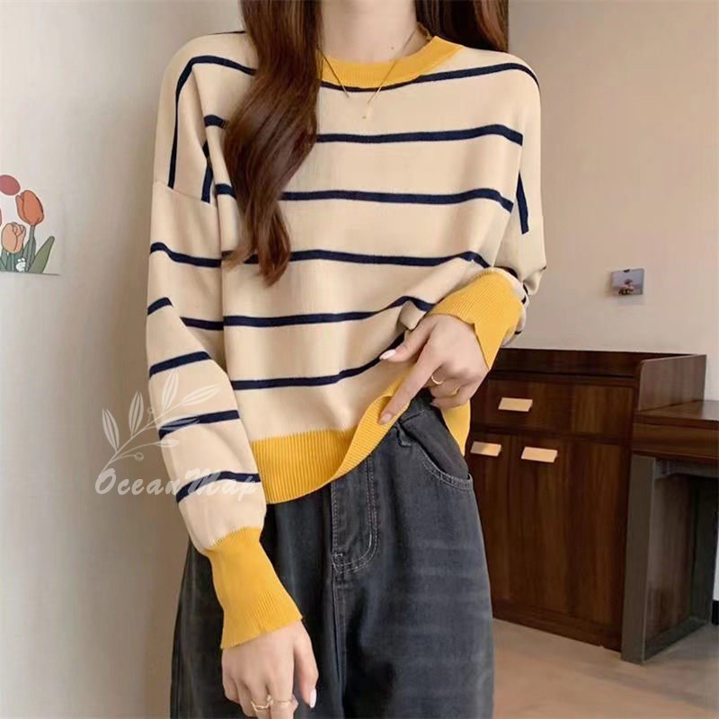 ニットセーター もっちりパフ袖リブニット 40代レディースファッション 春 春服 レディース ニット セーター トップス チュニック丈 プルオーバー ボーダー ニットセーター もっちりパフ袖リブニット 40代レディースファッション 春 春服 レディース ニット セーター トップス チュニック丈 プルオーバー ボーダー