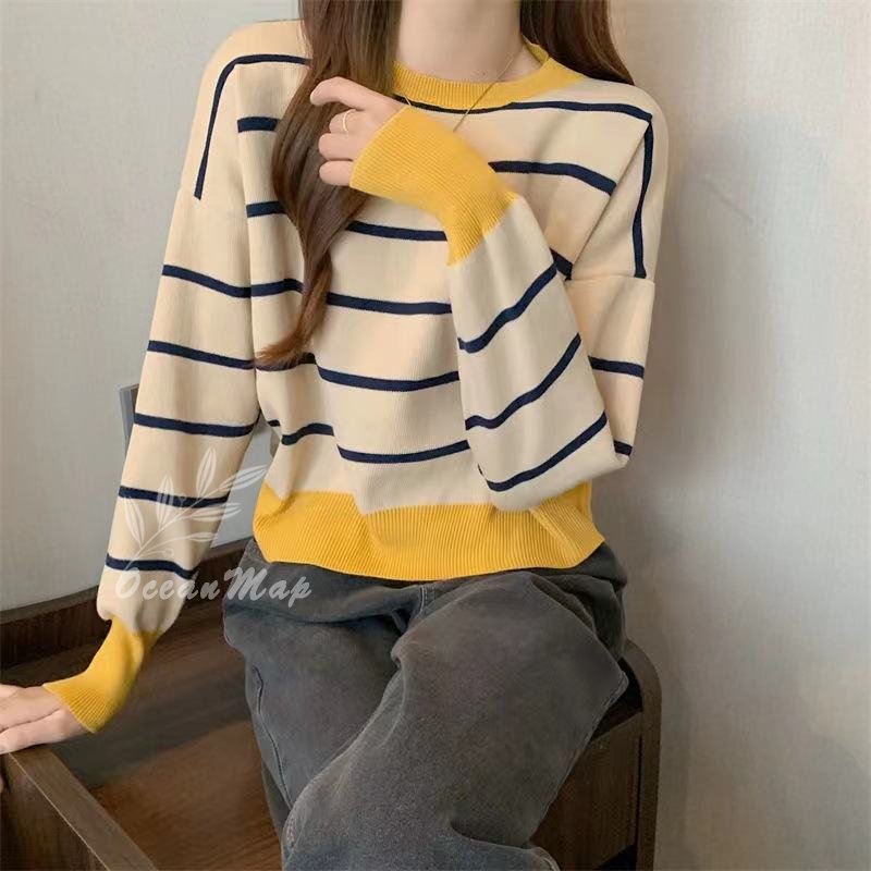 ニットセーター もっちりパフ袖リブニット 40代レディースファッション 春 春服 レディース ニット セーター トップス チュニック丈 プルオーバー ボーダー ニットセーター もっちりパフ袖リブニット 40代レディースファッション 春 春服 レディース ニット セーター トップス チュニック丈 プルオーバー ボーダー