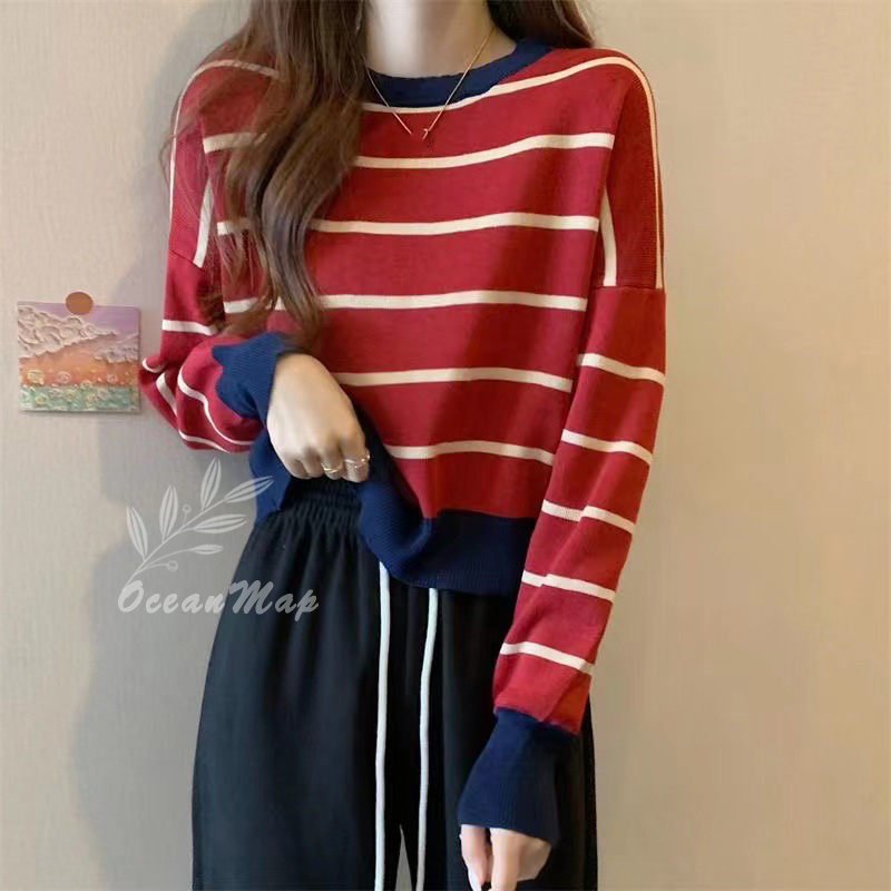 ニットセーター もっちりパフ袖リブニット 40代レディースファッション 春 春服 レディース ニット セーター トップス チュニック丈 プルオーバー ボーダー ニットセーター もっちりパフ袖リブニット 40代レディースファッション 春 春服 レディース ニット セーター トップス チュニック丈 プルオーバー ボーダー