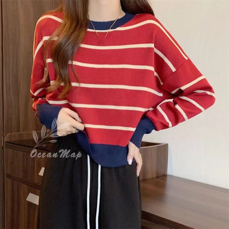 ニットセーター もっちりパフ袖リブニット 40代レディースファッション 春 春服 レディース ニット セーター トップス チュニック丈 プルオーバー ボーダー ニットセーター もっちりパフ袖リブニット 40代レディースファッション 春 春服 レディース ニット セーター トップス チュニック丈 プルオーバー ボーダー