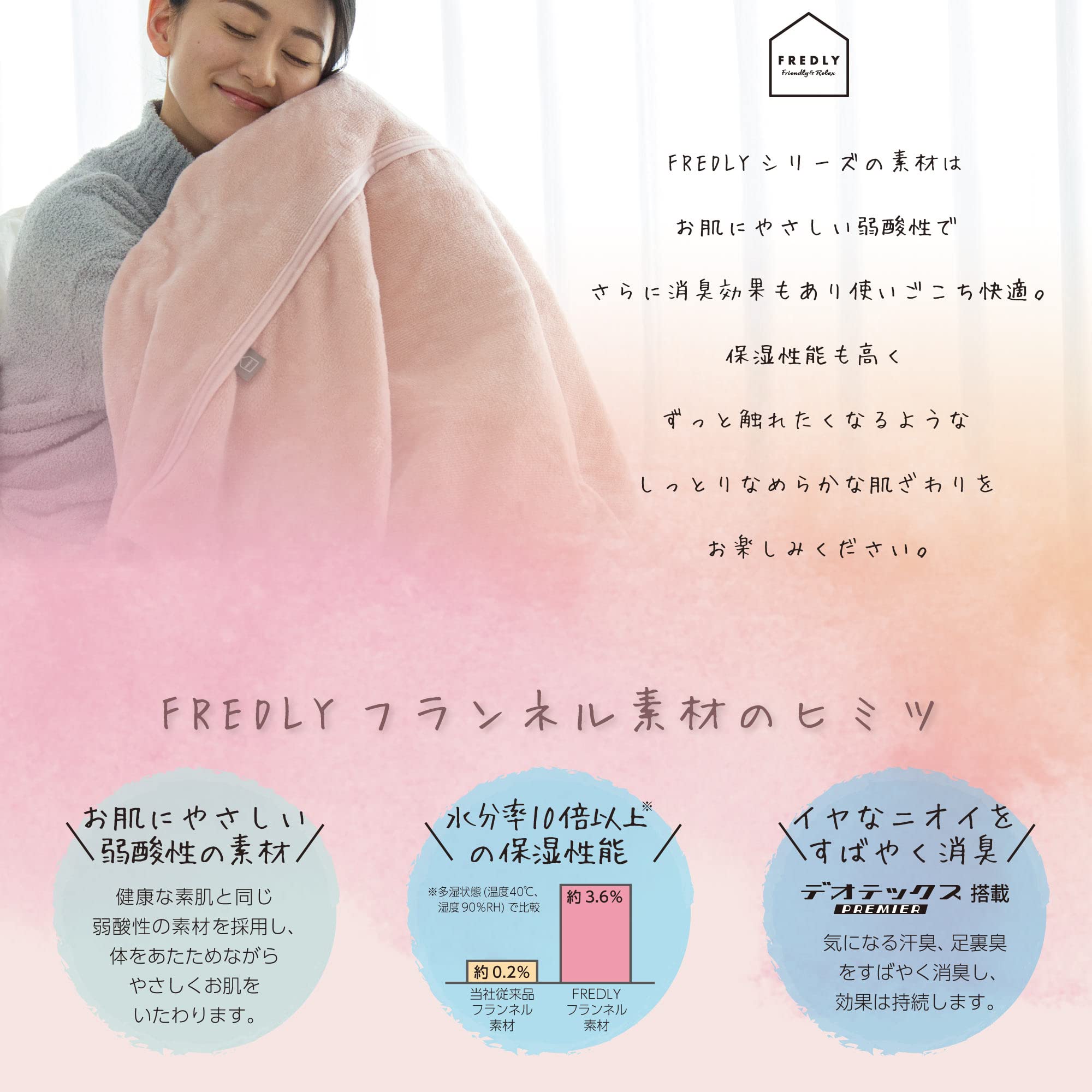 広電(KODEN) 電気毛布 敷き 130×80cm ピンク 消臭機能 デオテックスプレミア 弱酸性 保湿 スライド温度調節 室温センサー 8hOFF ダニ退治 CWA403G-PT