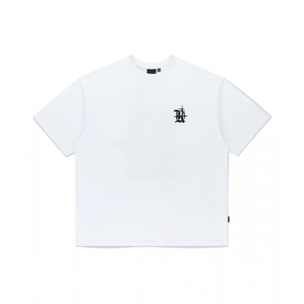 ロマンティッククラウンシャイニングボールドロゴ Tシャツ_ホワイト mdprevattcaulkingandwaterproofing.com