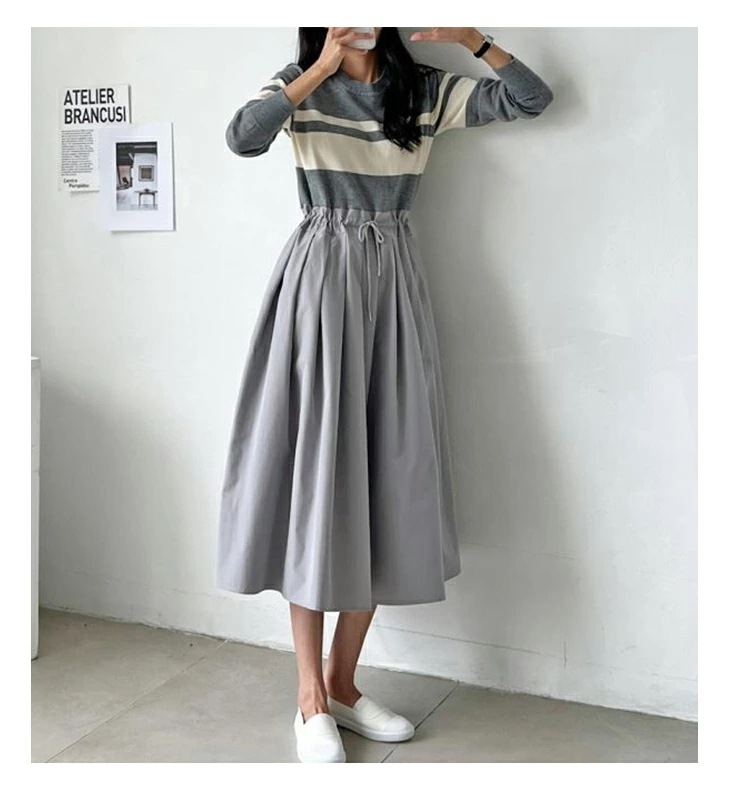 【在庫一掃】ボーダー柄 Aライン ワンピース 長袖 レディースファッション ラウンドネック ゆったり 楽ちん カジュアル オフィス 仕事着 あったか 暖か ふんわり 20代 30代 40代 50代 6 【在庫一掃】ボーダー柄 Aライン ワンピース 長袖 レディースファッション ラウンドネック ゆったり 楽ちん カジュアル オフィス 仕事着 あったか 暖か ふんわり 20代 30代 40代 50代 6