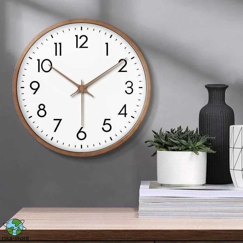 出荷が早い掛け時計 壁掛け時計 おしゃれ 時計 静音 デジタル ウォールクロック インテリア 大きい ナチュラル シンプル スイープ 大数字 見やすい 非