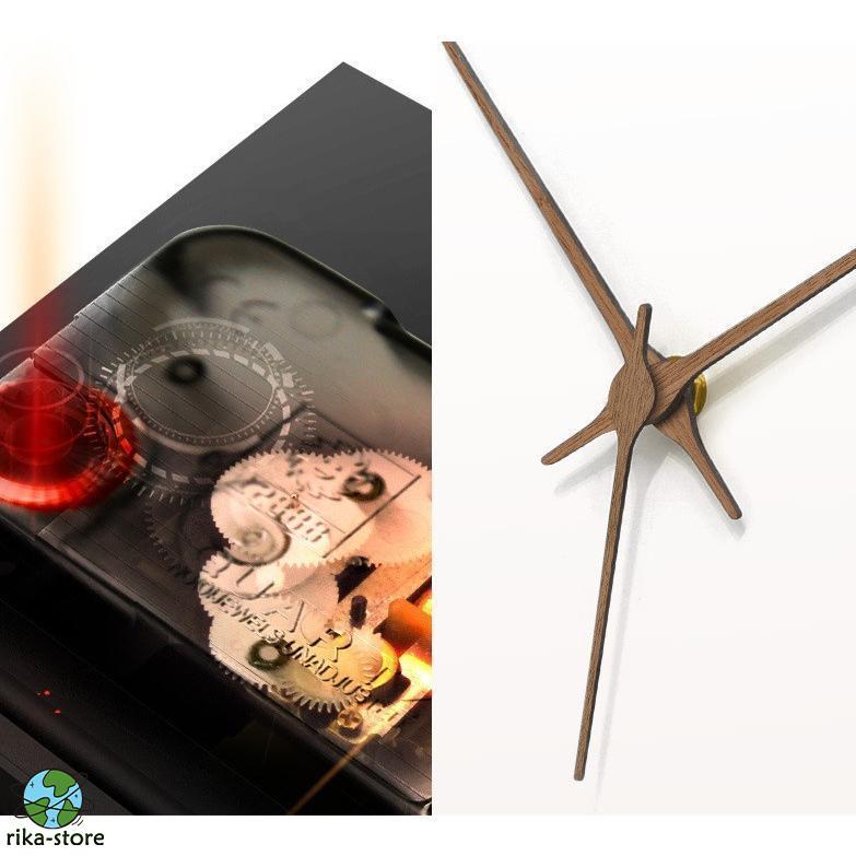 出荷が早い掛け時計 壁掛け時計 おしゃれ 時計 静音 デジタル ウォールクロック インテリア 大きい ナチュラル シンプル スイープ 大数字 見やすい 非