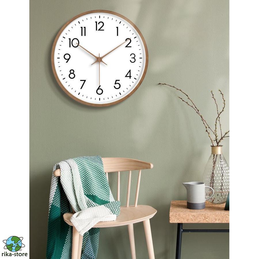 出荷が早い掛け時計 壁掛け時計 おしゃれ 時計 静音 デジタル ウォールクロック インテリア 大きい ナチュラル シンプル スイープ 大数字 見やすい 非